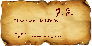Fischner Helén névjegykártya